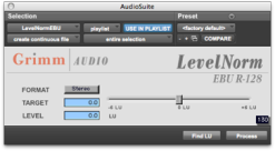Grimm Audio Level Norm